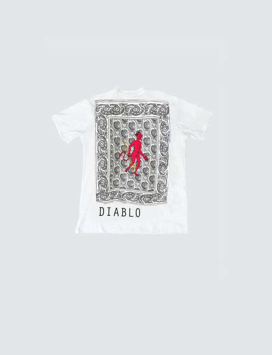 WHITE DIABLO T-SHIRT